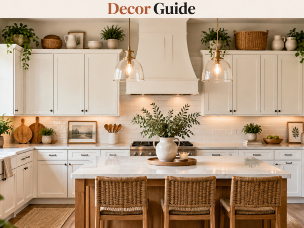 Over Kitchen Cabinet Decorating Ideas That Make Your Kitchen Look Finished