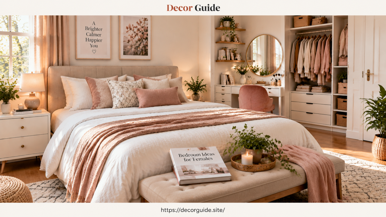 Bedroom Ideas for Females Stylish & Practical Tips
