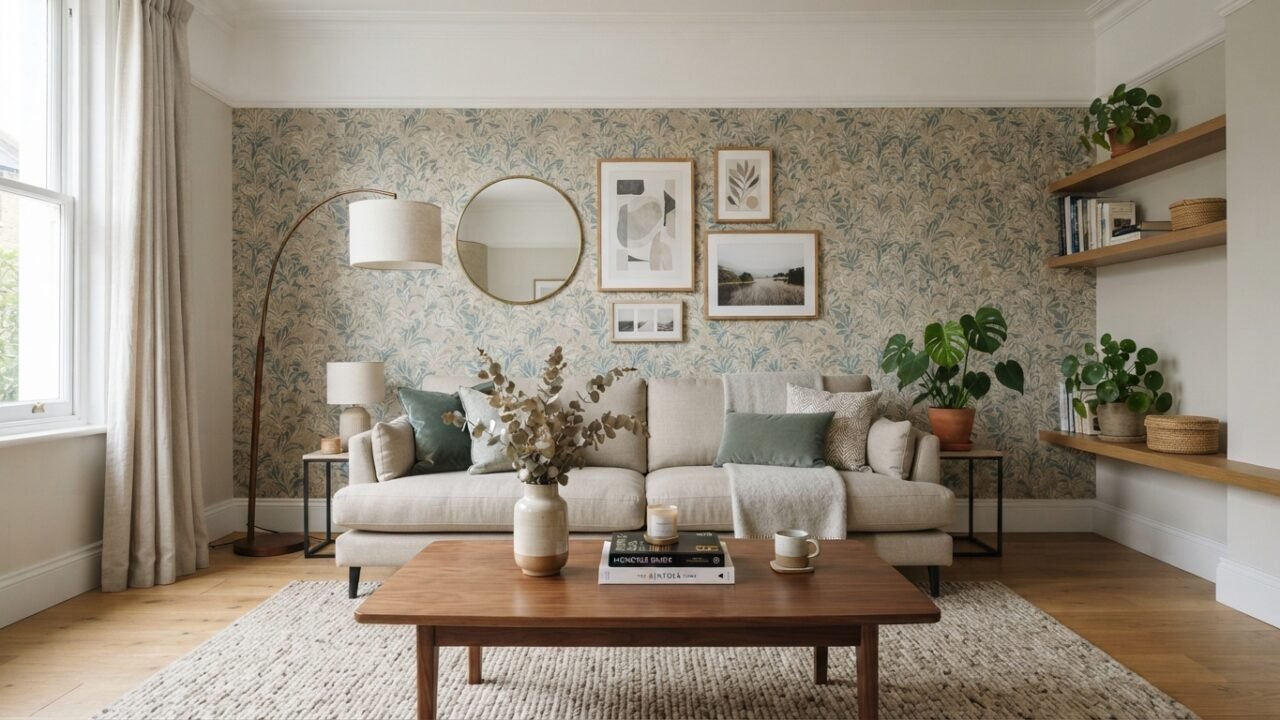Living Room Wallpaper Decor 25 Stylish Ideas That Work
