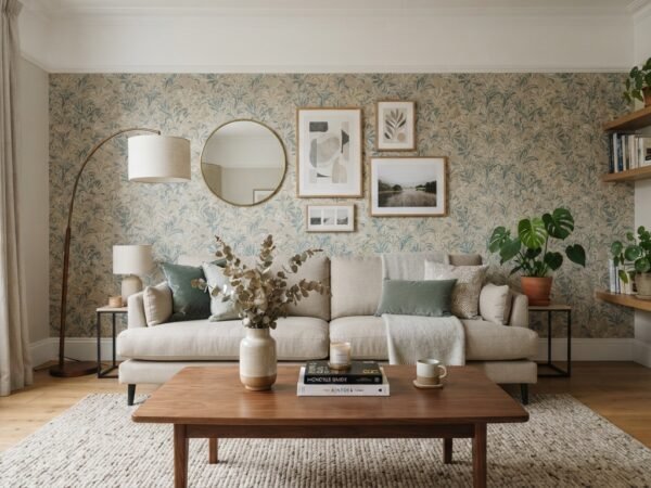 Living Room Wallpaper Decor 25 Stylish Ideas That Work