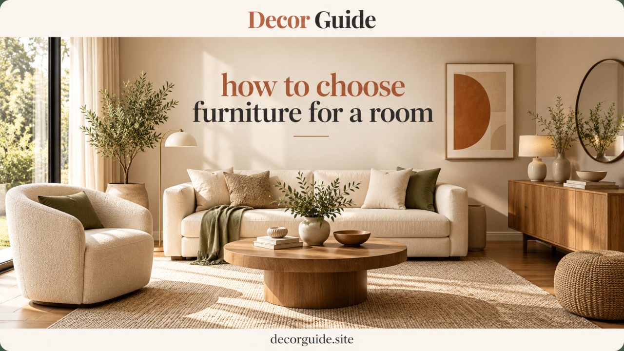 How to Choose Furniture for a Room A Practical Guide