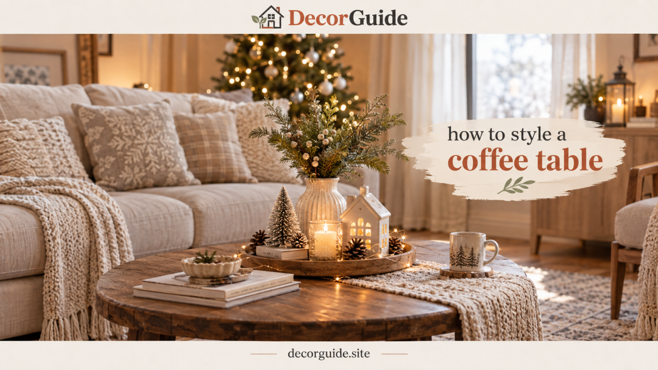 How to Style a Coffee Table Easy Ideas for Every Room