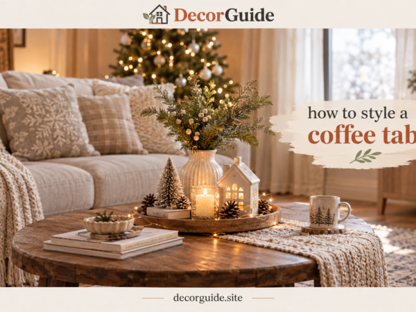 How to Style a Coffee Table Easy Ideas for Every Room