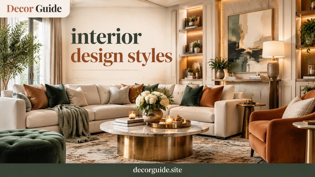 Interior Design Styles for Every Home and Room