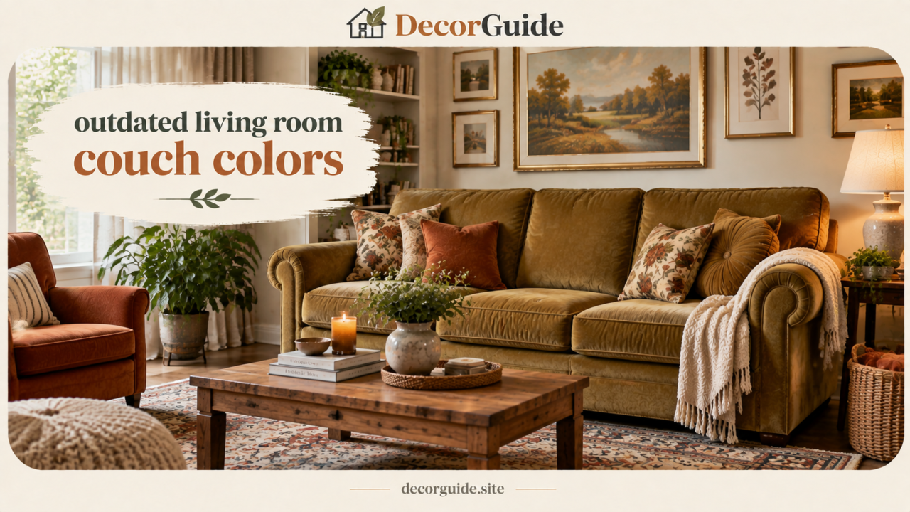 Outdated Living Room Couch Colors 7 Colors to Avoid in 2026