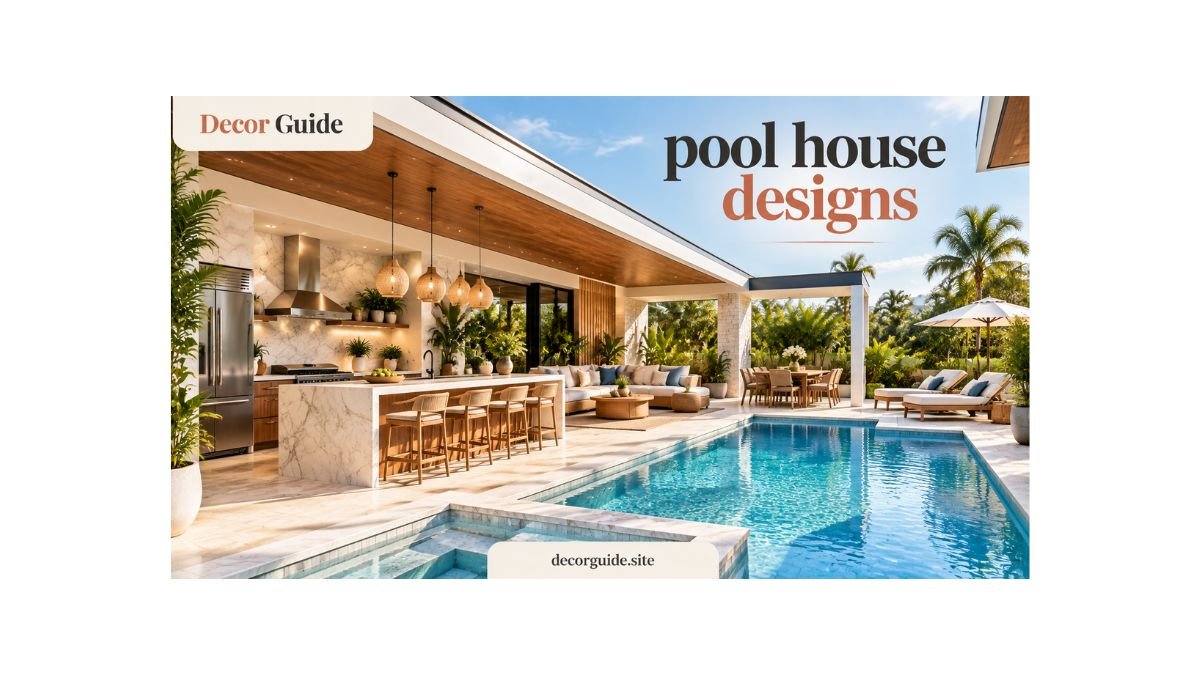 Pool House Designs for Beautiful and Functional Backyards
