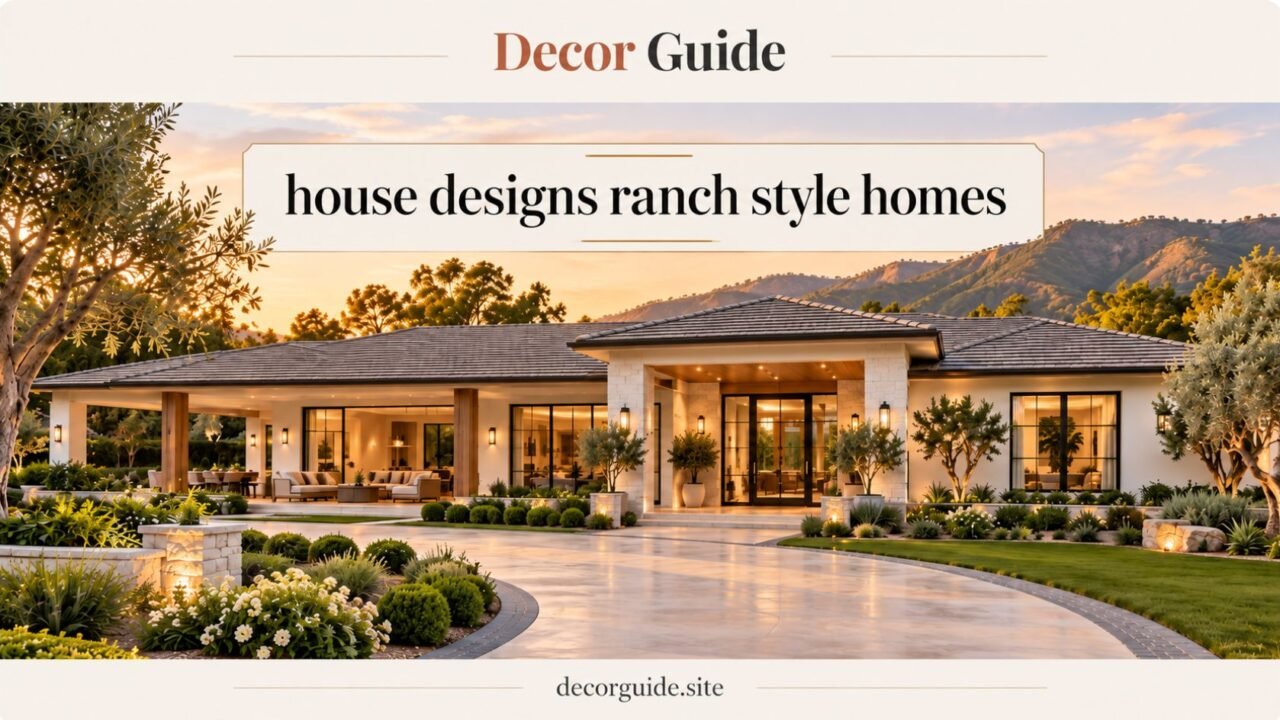 House Designs Ranch Style Homesr for Modern Living