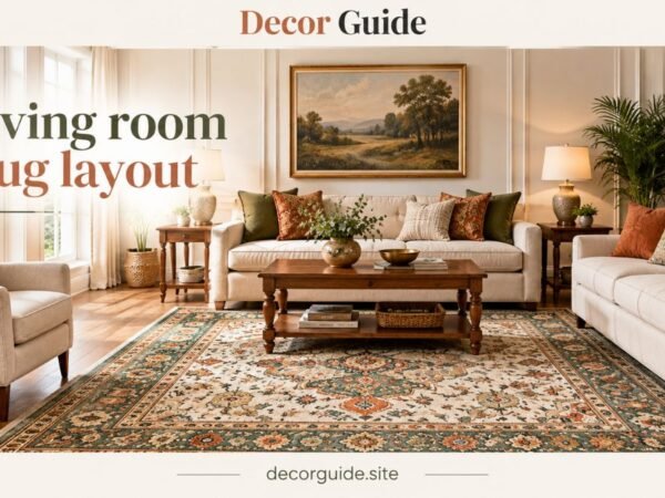 Living Room Rug Layout Ideas for a Balanced and Cozy Space