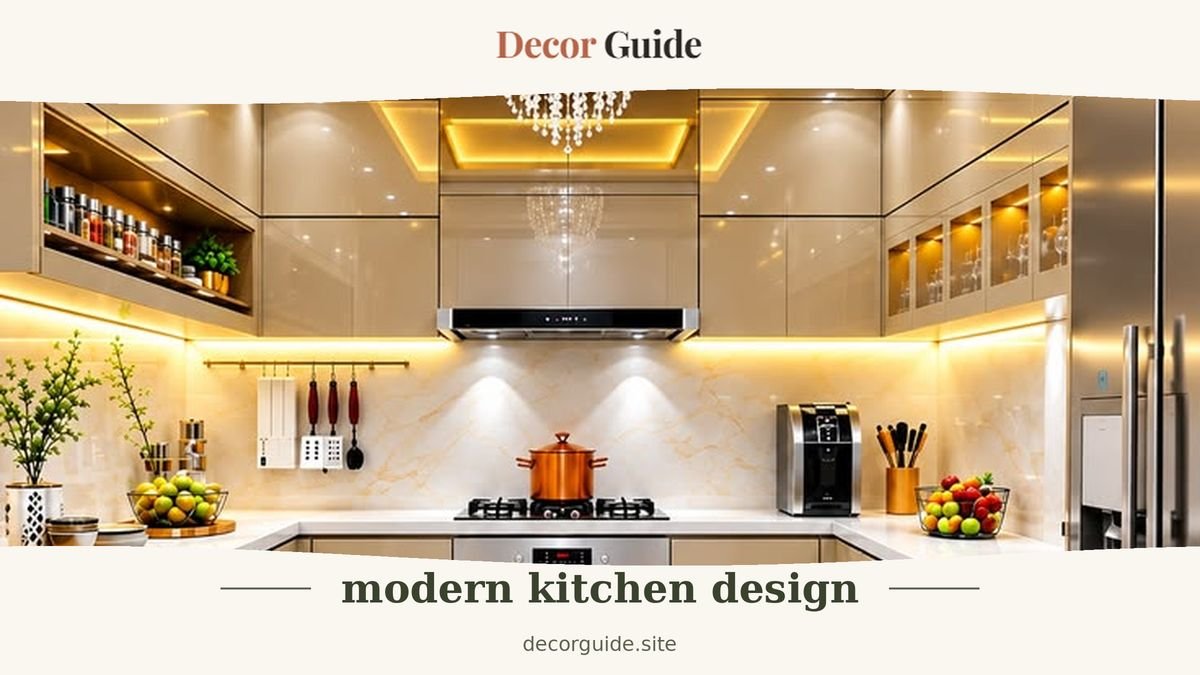 Modern KitchenCabinet Design Ideas