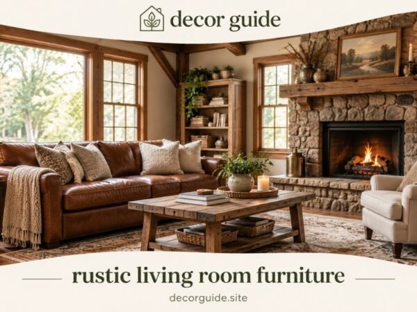 Rustic Living Room Furniture Ideas for a Warm Natural Home