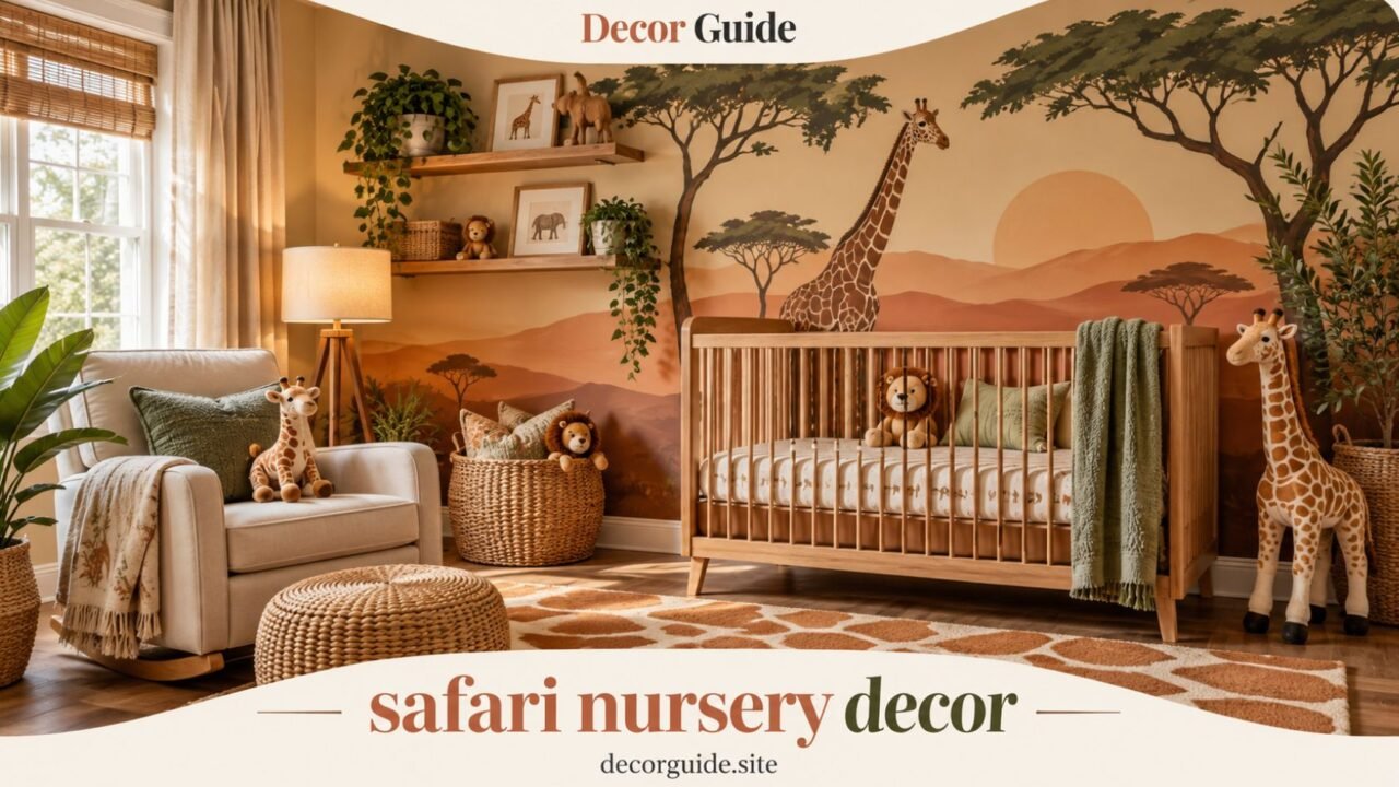 Safari Nursery Decor Ideas for a Cozy Baby Room
